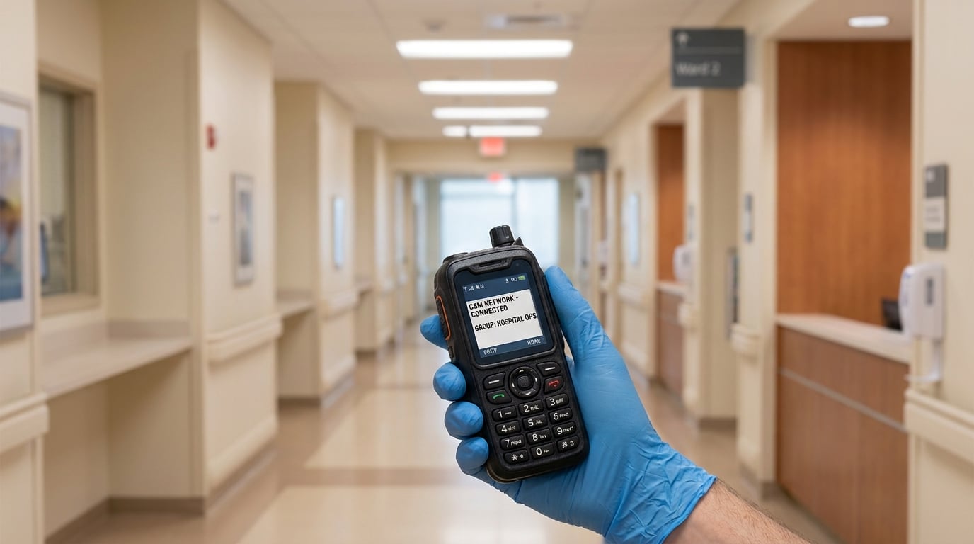 GSM two way radio system